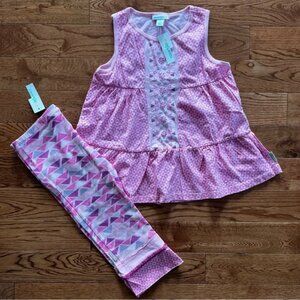 Naartjie kids NWT 8Y XXLtunic and Capri leggings
